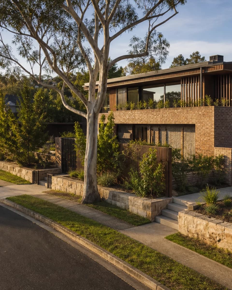 Concept visualisation — a finished home responding to its site and neighbourhood