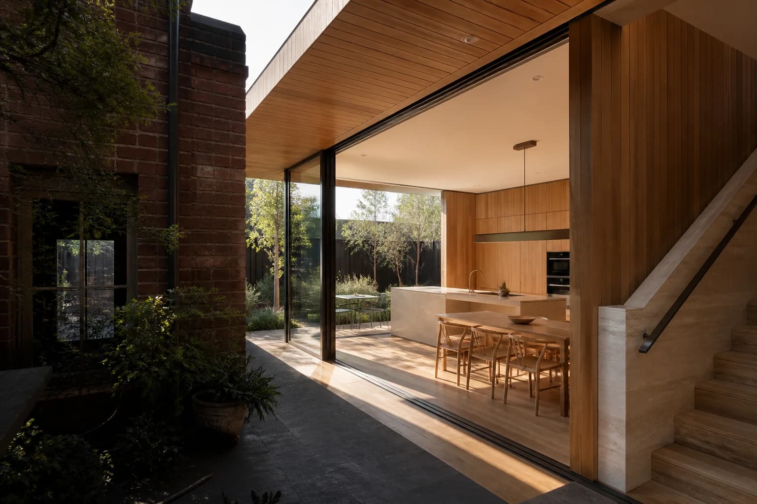 Concept visualisation — a finished extension resolved through precise junctions