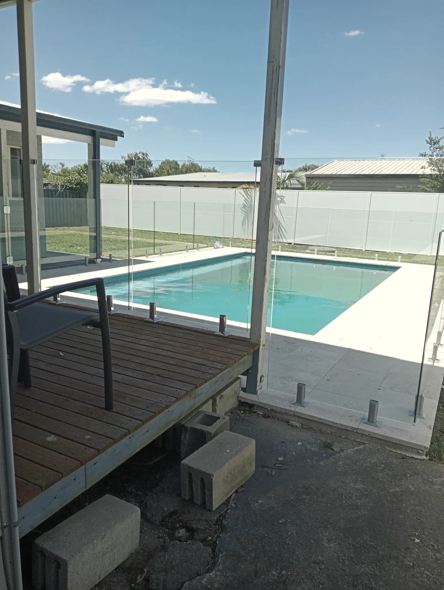 Greenwell — The pool and timber deck