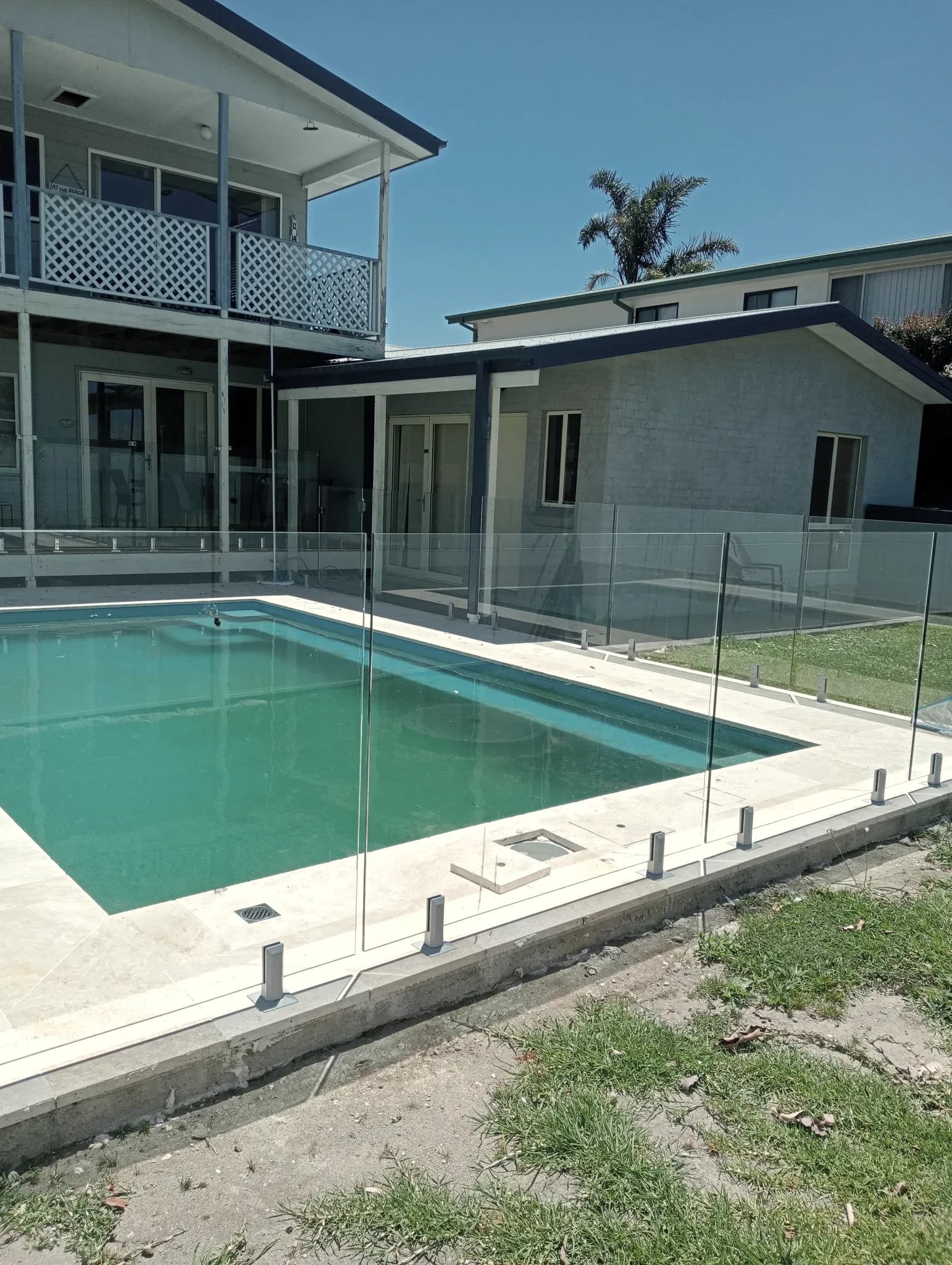 Greenwell — A wide view of the completed pool and surround