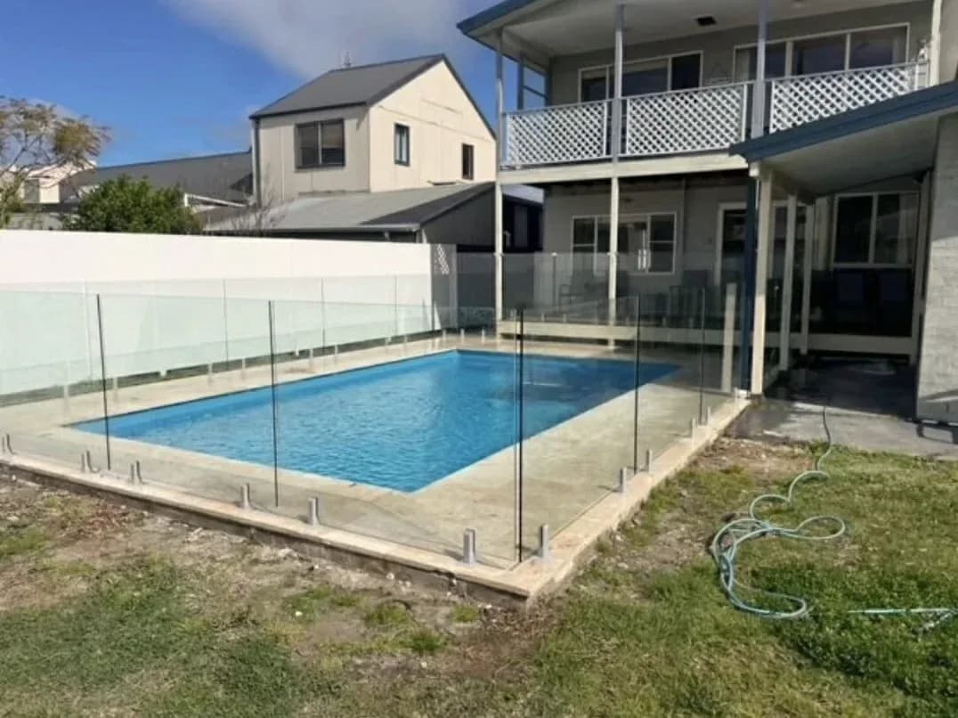 Greenwell — The dwelling and pool from the rear yard