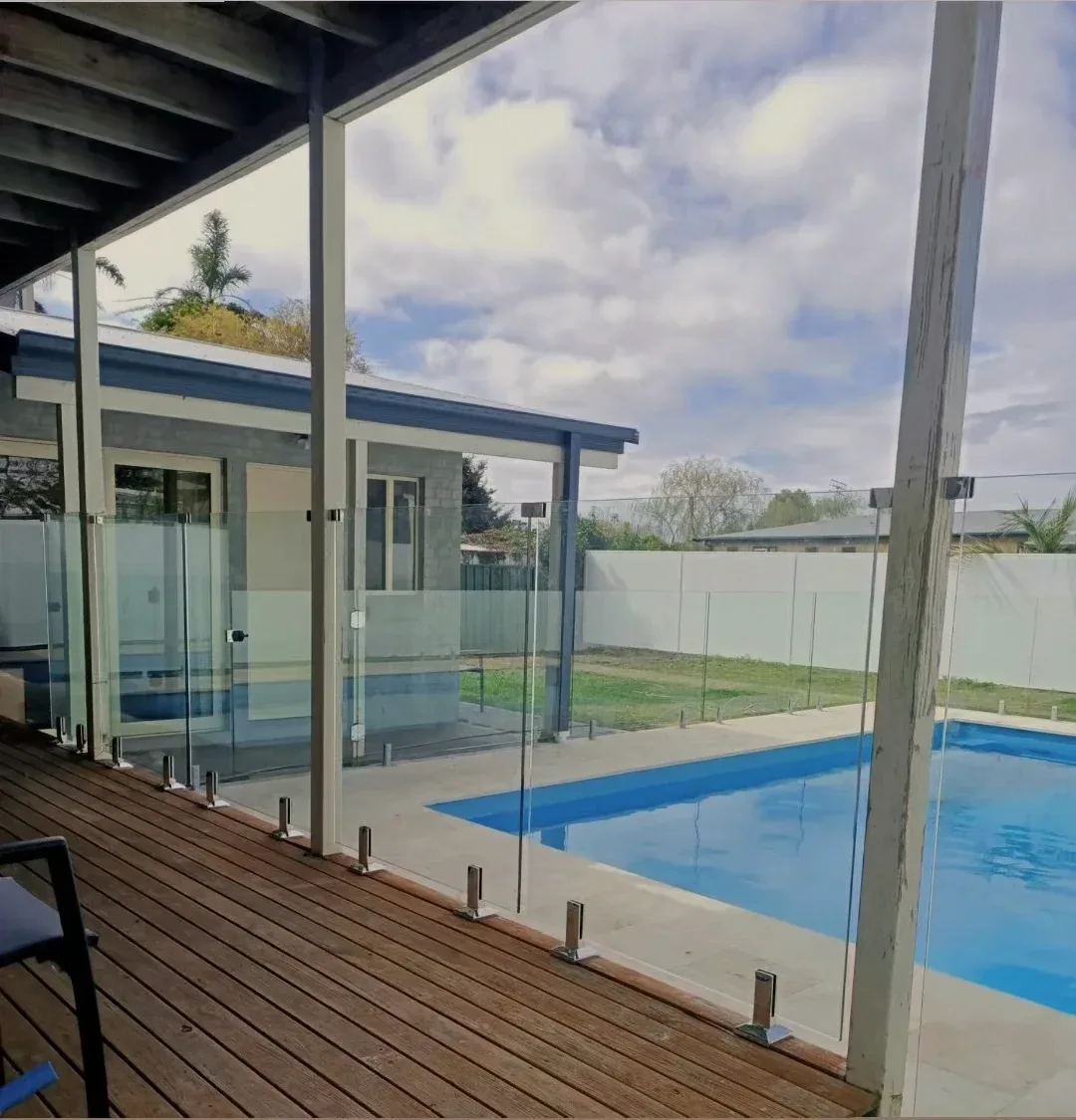 Greenwell — The pool, deck and dwelling