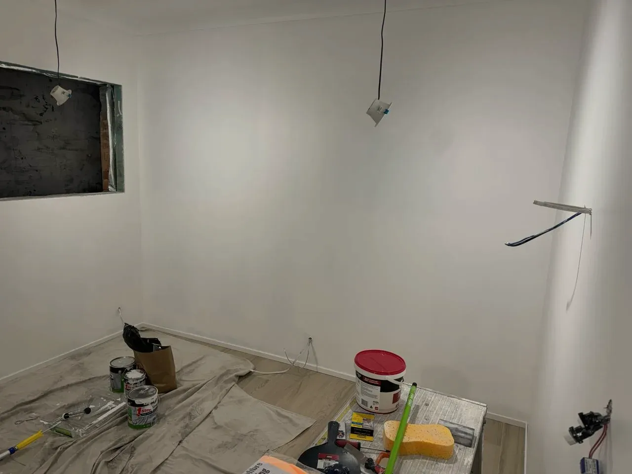 Cambridge Park — the garage conversion during works