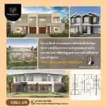 Dual–Occupancy Attached ,Residential Building , attached duplex designs , multi-family home design plans